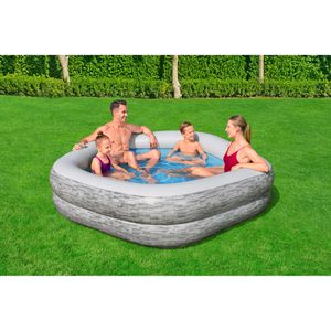 Produktbild für Aufstellpool Bestway 54423 TruPrint Family Pool, oval