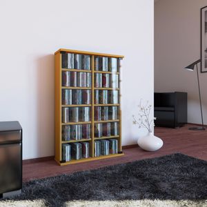 Produktbild für CD-Regal VCM Roma, 50403, buche