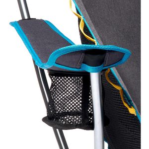 Produktbild für Campingstuhl Uquip INFINITY LOUNGER, grau, 120 kg