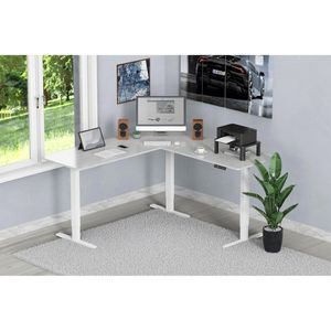 Produktbild für Schreibtischgestell Digitus DA-90453, weiß, 4 Memoryspeicher