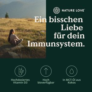 Produktbild für Vitamin-D Nature-Love 30 ml, für 1700 Tropfen