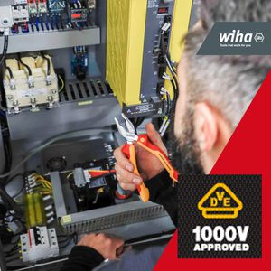 Produktbild für Kombizange Wiha 27418, Professional electric