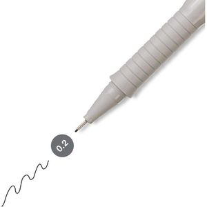 Produktbild für Fineliner Faber-Castell Ecco Pigment 166299