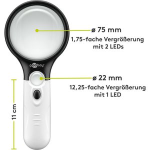 Produktbild für Lupe Goobay 41255, LED, mit Licht