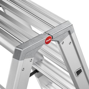 Produktbild für Stehleiter Hailo Master D100, 10000115, beidseitig begehbar