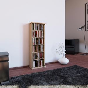 Produktbild für CD-Regal VCM Vetro, 25213, sonoma eiche