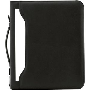 Produktbild für Schreibmappe Alassio 31502, Rimini, schwarz, Kunstleder