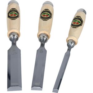 Produktbild für Stechbeitel Kirschen 1195000, handgeschmiedet, 4-teiliges Set
