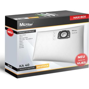 Staubsaugerbeutel McFilter KA 40, 20 Stück