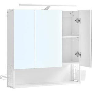 Spiegelschrank Vasagle BBK124W14, weiß