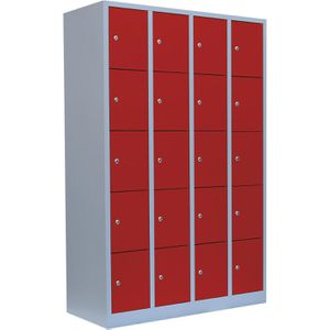 Produktbild für Schließfachschrank ClassiX X-520544, rot