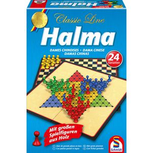 Schmidt-Spiele Brettspiel 49217, Halma, ab 8 Jahre, Classic Line, 1-4 Spieler