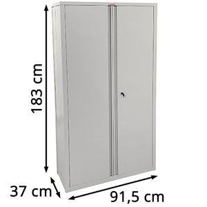 Produktbild für Aktenschrank Phoenix SCF1891GGK, Metall, faltbar