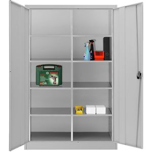 Werkzeugschrank Mauser MKSTM12/5/19E1, aus Metall, lichtgrau