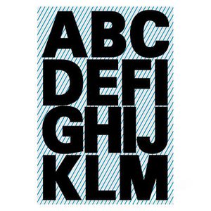 Produktbild für Klebebuchstaben Zweckform 3784 Z-Design A-Z
