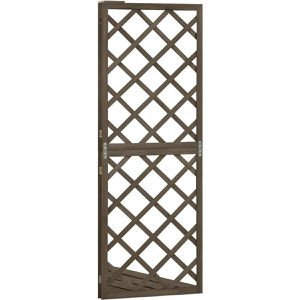 Produktbild für Rankgitter vidaXL 316408, grau, freistehend