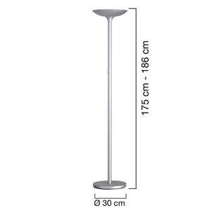 Produktbild für Stehlampe Unilux Varialux, LED, silber, 180 cm