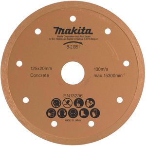 Trennscheibe Makita B-21951, Nass, Bohrungs-Ø 20 mm