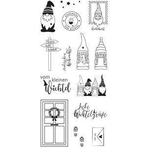 Produktbild für Motivstempel Rayher Clear Stamps Wichtelpost, aus Kunststoff