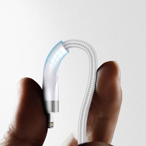 Produktbild für Ladekabel 4smarts Multi 4in2, weiß, 1,2m