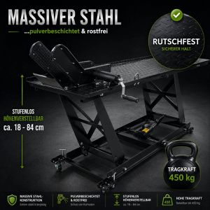 Produktbild für Hebebühne Trutzholm 34542, schwarz, für Motorrad