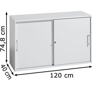 Produktbild für Schiebetürenschrank Hammerbacher O-Serie, Holz