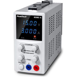 Produktbild für Labornetzteil PeakTech P 6080 A, mit LC-Display