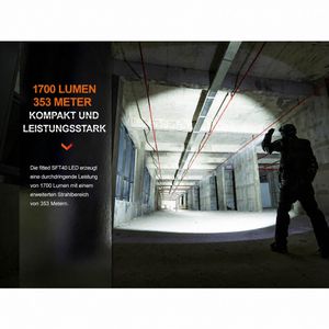 Produktbild für Taschenlampe Fenix PD35R, LED, aufladbar