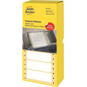 Endlosetiketten Zweckform 5101, 1-bahnig