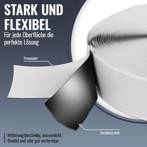 Produktbild für Dichtungsband Poppstar 1009888 doppelseitiges Butylband