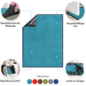 Produktbild für Schmutzfangmatte Floordirekt Monochrom