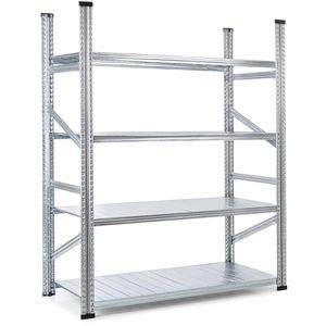 Weitspannregal GEWE 615G4R, 4 Metallböden