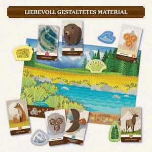 Produktbild für Brettspiel Kosmos 68488, Cascadia Junior
