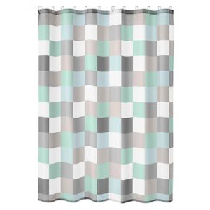Produktbild für Duschvorhang Kleine-Wolke Check Mare, 180 x 200 cm