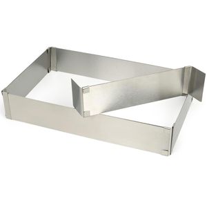 Backrahmen Moritz&Moritz mit Klemmung & Teiler, aus Edelstahl