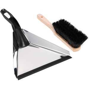 Produktbild für Kehrgarnitur BÜMAG Edelstahl, mit Kunststoffborsten