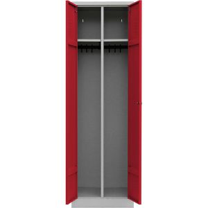 Produktbild für Spind Lüllmann 510404, Doppelspind, rot