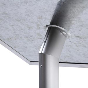 Produktbild für Infoständer Showdown-Displays aus Aluminium, silber, A4