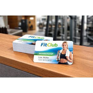 Produktbild für Plastikkarten Böttcher-AG Premium, PVC, blanko, weiß glänzend