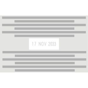 Produktbild für Datumstempel Trodat Professional 54110, schwarz, selbstfärbend