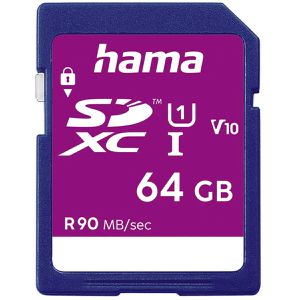 Produktbild für SD-Karte Hama 124136, 64GB