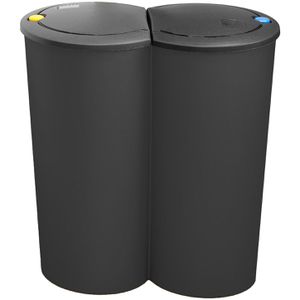 Mülleimer Spetebo 3058, schwarz