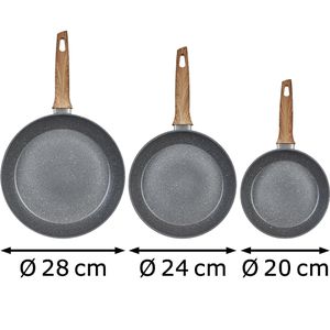 Produktbild für Pfanne KING Essential, Ø 20 / 24 / 28cm