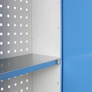 Produktbild für Werkzeugschrank ADB 52602, aus Metall, grau / lichtblau