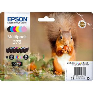 Produktbild für Tinte Epson 378 Eichhörnchen Multipack