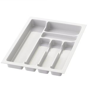 Besteckkasten Sossai Divio, weiß, aus Kunststoff
