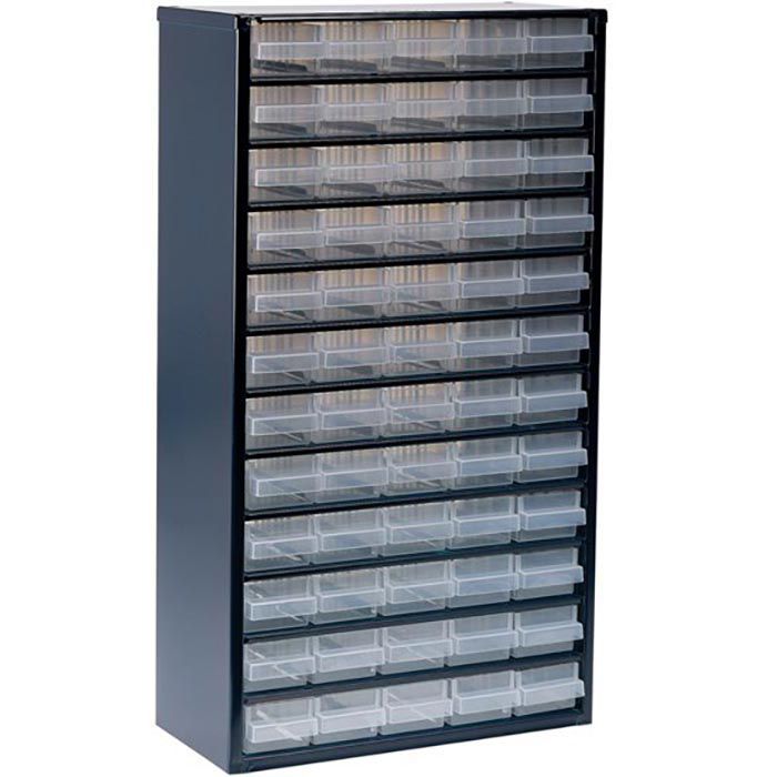raaco Kleinteilemagazin C12-40, 36 kg Last,15 x 30,6 x 55,2 cm,40