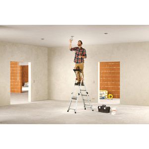 Produktbild für Teleskopleiter Hailo Master TL100, 8450-100, Länge 1,9m