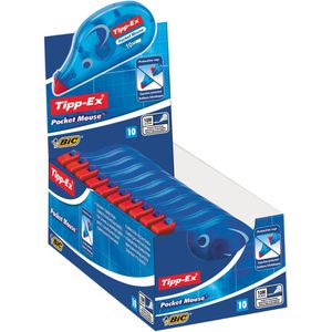 Produktbild für Korrekturroller Tipp-Ex Pocket Mouse, 10 Stück