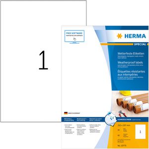 Folienetiketten Herma 10775-2 Special, weiß matt